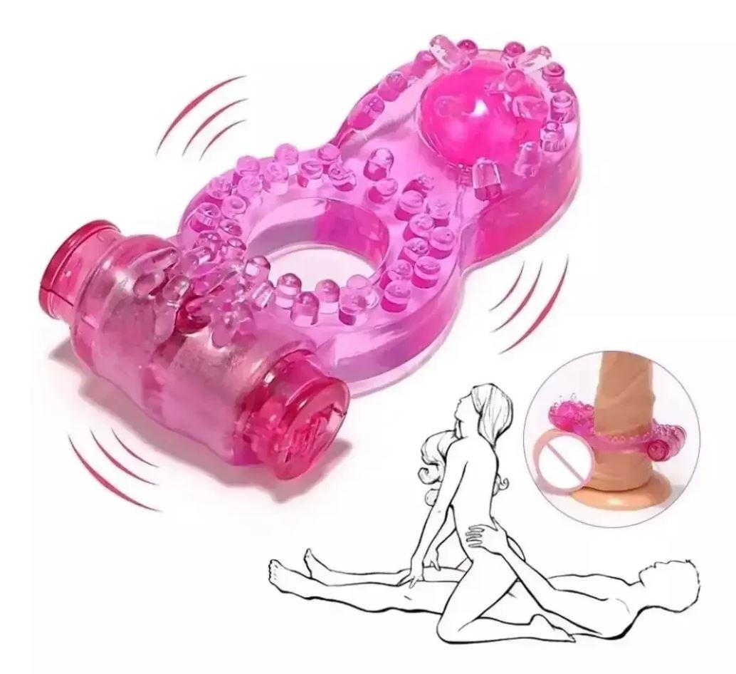 ANILLO VIBRADOR CON PERLA