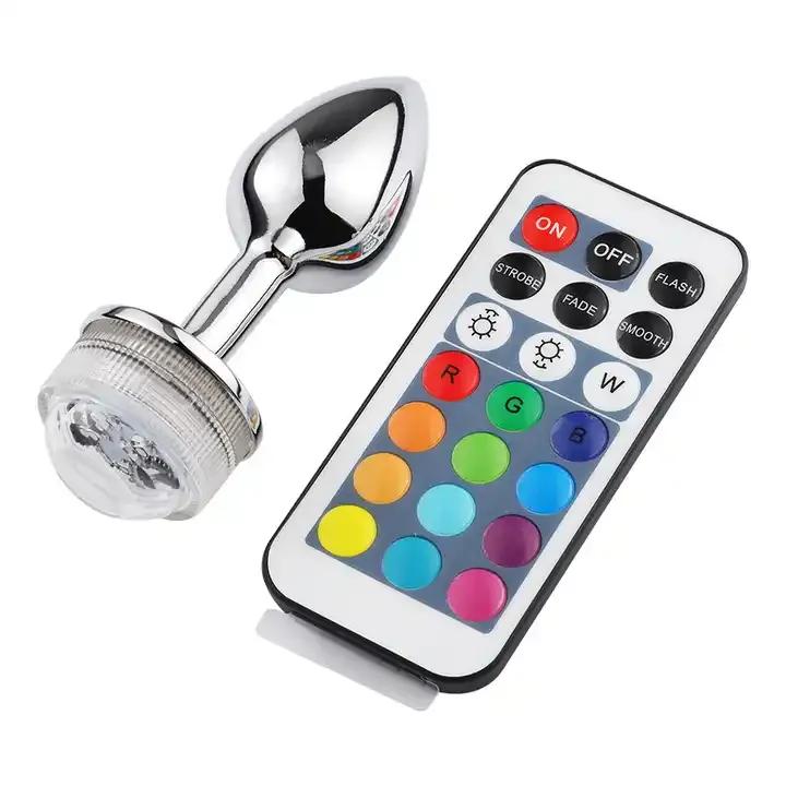 PLUG ANAL CON CONTROL Y LUCES